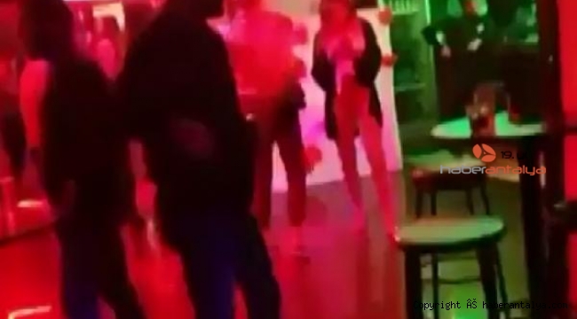Otelin diskosundan gelen görüntüler tepki topladı