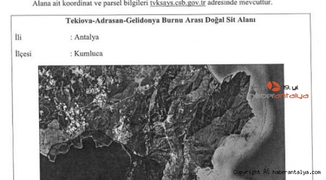 Tekirova- Adrasan- Gelidonya Burnu Arası 'nitelikli koruma alanı' ilan edildi