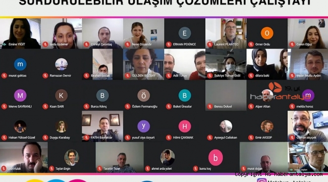 Ulaşım Çözümleri çevrimiçi çalıştayda konuşuldu