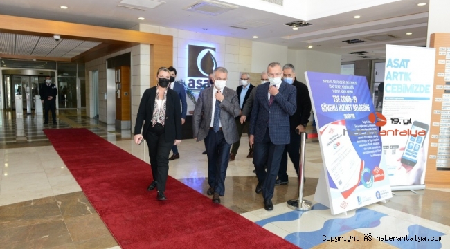 Vali Yazıcı ve Başkan Böcek Antalya'yı konuştu