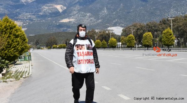13 gündür yollarda, bakın ne için ?