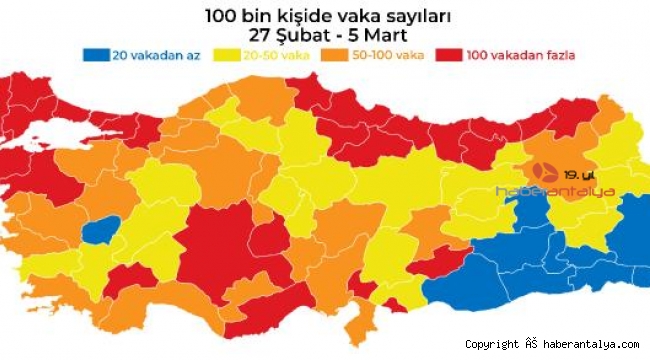 Antalya'da turuncu alarm devam ediyor