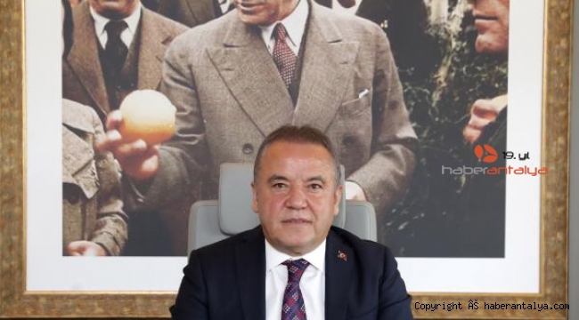 Başkan Böcek'ten Mustafa Kemal Atatürk mesajı !