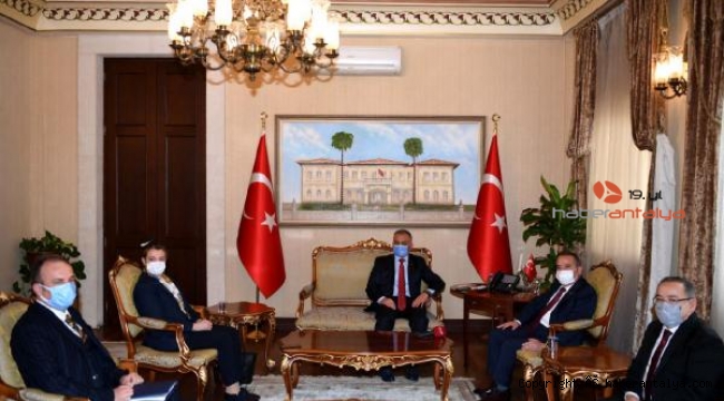 Başkan Böcek'ten Vali Yazıcı'ya teşekkür ziyareti