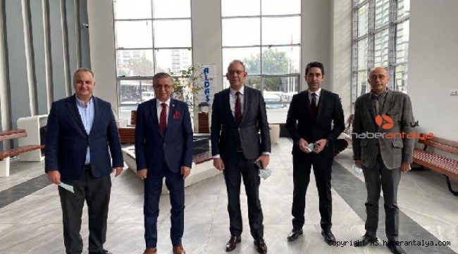 Başkan Topaloğlu, İSTON genel müdürüyle bir araya geldi