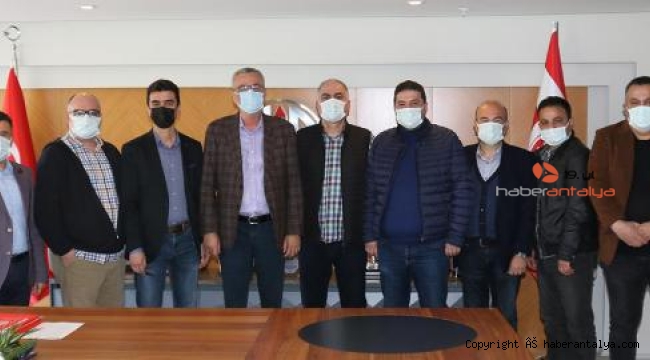 Başkan Yılmaz'a 'hayırlı olsun' ziyareti