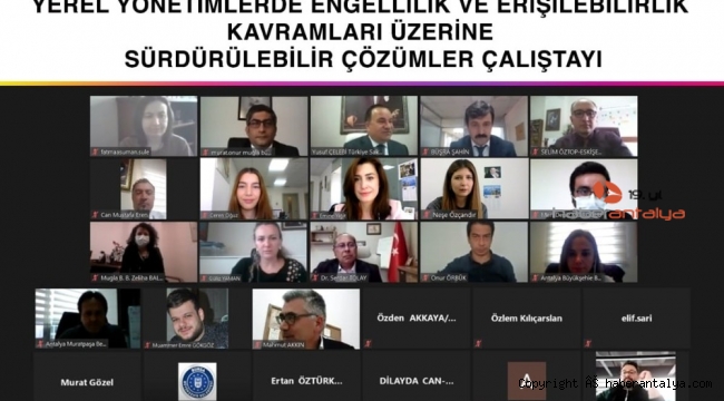 Büyükşehir Belediyesinin Conline çalıştayları sürüyor