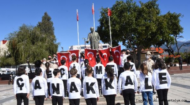 Çanakkale Zaferi'nin yıl dönümü Demre'de kutlandı