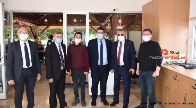 Dere'den Kemer'de esnaf ve sanatkarlara pandemi ziyareti