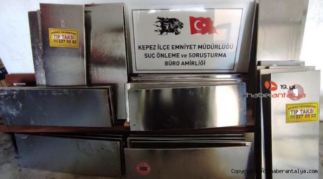 Duraklardan hırsızlık yapan kişi tutuklandı 