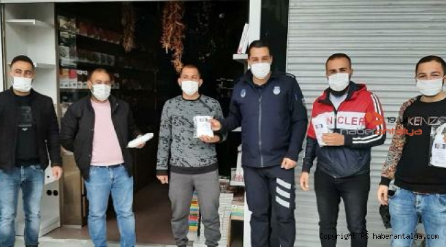 Kemer Belediyesi'nden halka ücretsiz maske