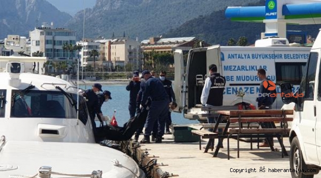 Kemer'de denizde gizemli bir ceset bulundu !