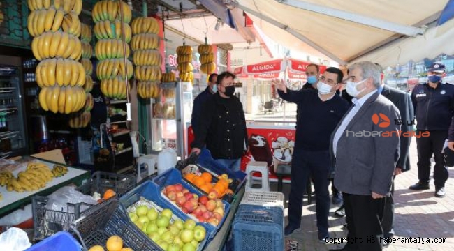 Kepez'de kademeli normalleşme denetimi
