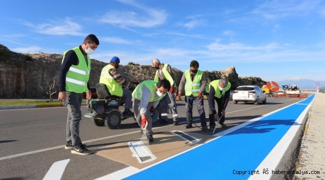 Kepez'e 10 kilometrelik kesintisiz bisiklet yolu