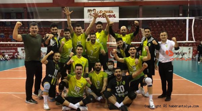 Korkuteli Belediyespor yenilgisiz finallerde