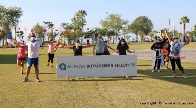 Sosyal mesafeli sabah sporu başlıyor