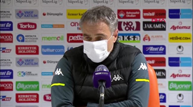 Aytemiz Alanyaspor - Fraport TAV Antalyaspor maçının ardından
