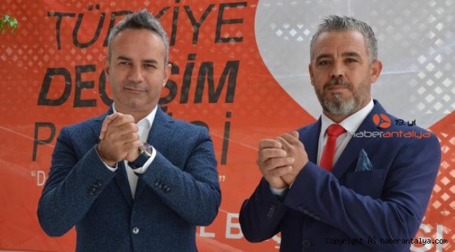 TDP Serik teşkilatı tanıtım toplantısı yapıldı