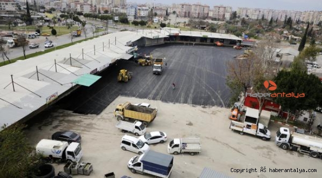 Toptancı Hal'de asfalt sevinci