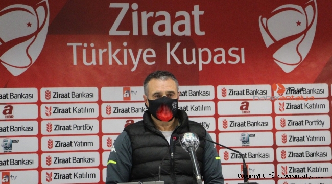 Yanal: "Antalyaspor, 21 yıl aradan sonra ikinci kez finalde"