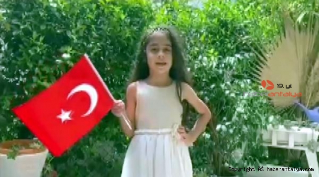 23 Nisan için 23 çocuk Andımız'ı okudu