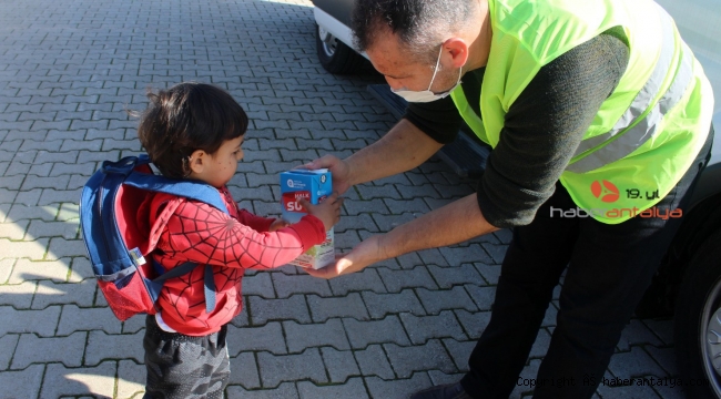 9 ayda 15 bin 613 çocuğa süt ulaştırıldı