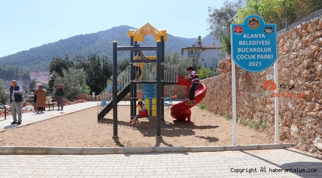 Alanya Belediyesi'nden Oba Mahallesi yeni çocuk parkı