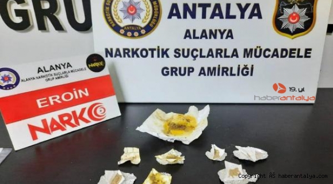Alanya'da otele uyuşturucu baskını !