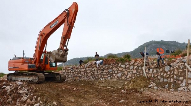 Alanya'nın Cikcilli Mezarlığı genişletiliyor