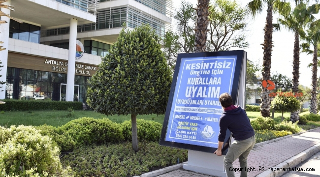 Antalya OSB&#039;den &#039;mavi harekat&#039;