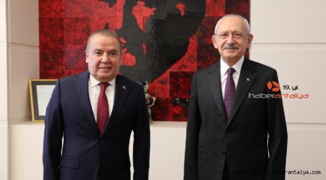 Başkan Böcek, Kılıçdaroğlu'nu ziyaret etti