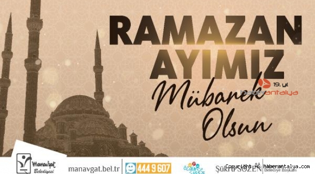 Başkan Sözen'den Ramazan ayı mesajı