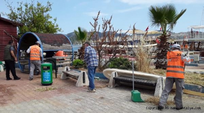 Büyükşehir Kekova'yı pırıl pırıl etti
