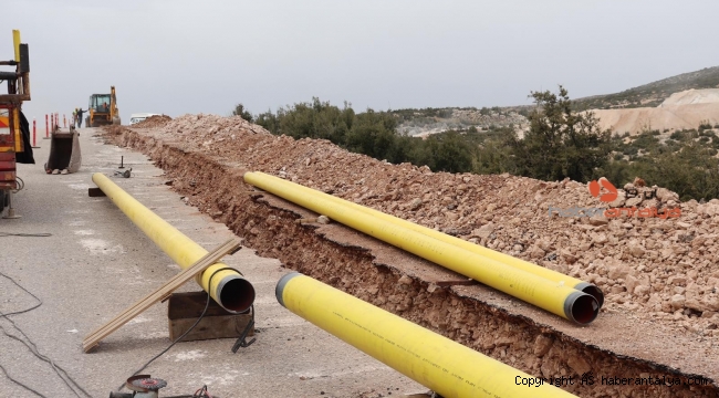 Doğalgaz için ilk kazma vuruldu
