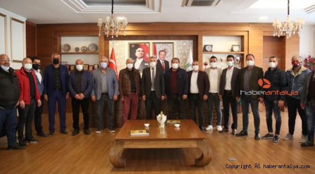 Görev dağılımı sonrası Başkan Aputkan'a ziyaret