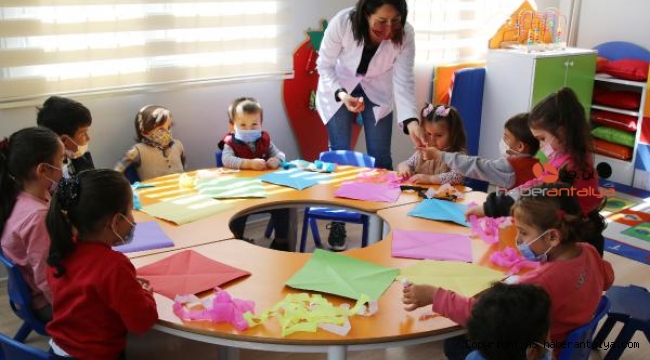 Gündoğmuş Kreş ve Gündüz Bakım Evi'nde çocuk sesleri cıvıl cıvıl