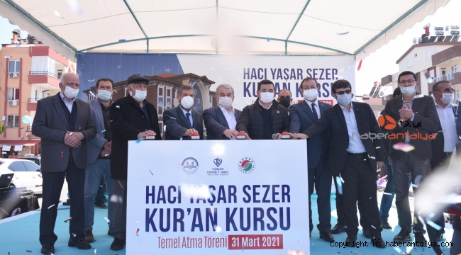 Hacı Yaşar Sezer Kur'an Kursu temeli atıldı