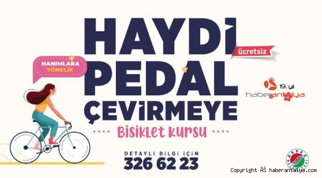 Kadınlar için ücretsiz bisiklet kursu