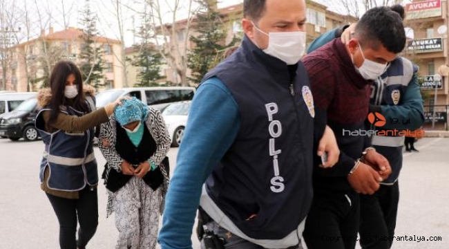 Kendisini dövmeye kalkışan akrabasını öldüren kadın adliyede