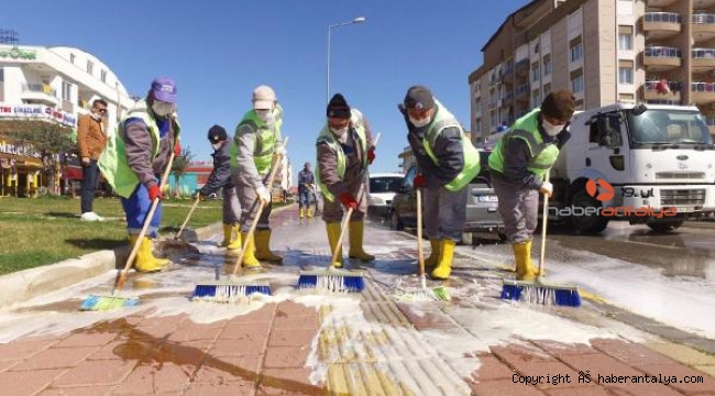 Kepez Belediyesi kısıtlamada görev başında