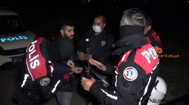 Kısıtlamada 'kaçmayalım' dediği arkadaşı kaçtı, o yakalandı