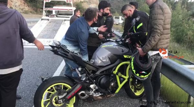 Kontrolden çıkan yarış motosikleti öldürdü