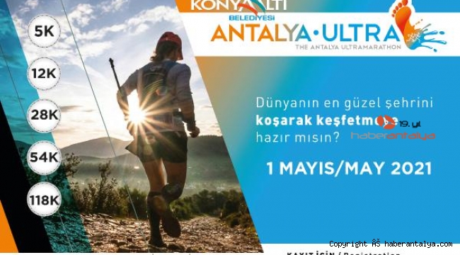 Konyaaltı Belediyesi Antalya Ultra Maratonu 1 Mayıs'ta !