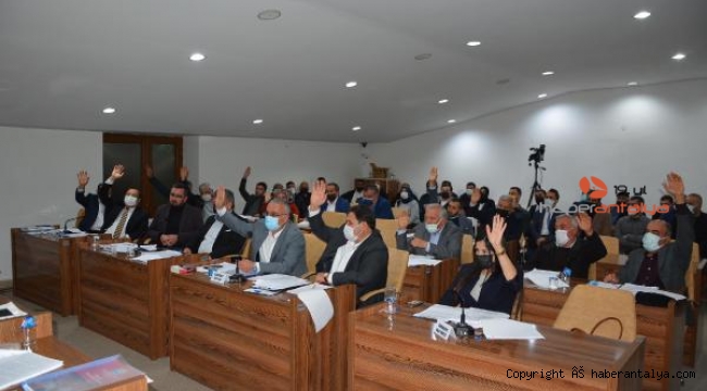 Korkuteli'de meclis krediye onay vermedi