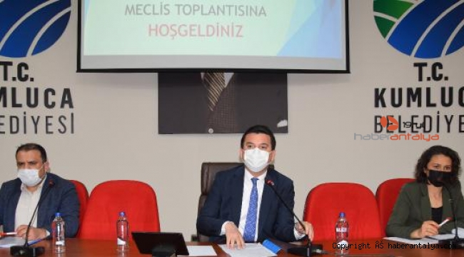 Kumluca Belediyesi Meclis toplantısı yapıldı