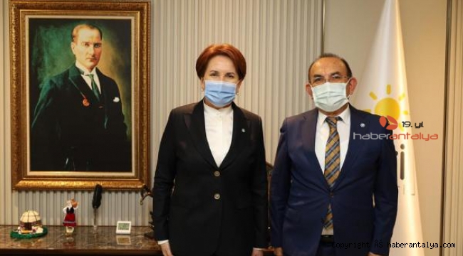 Mehmet Başaran, Akşener'i ziyaret etti