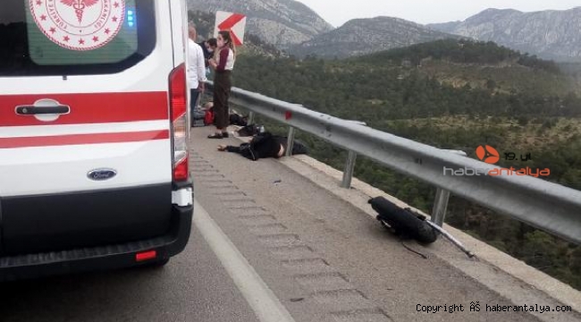 Motosiklette feci ölüm !