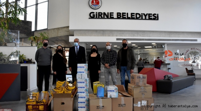 Muratpaşa'dan Girne'ye pandemi desteği