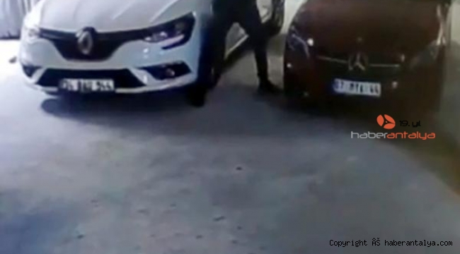 Otoparkta, tekmeli- sopalı saldırı !