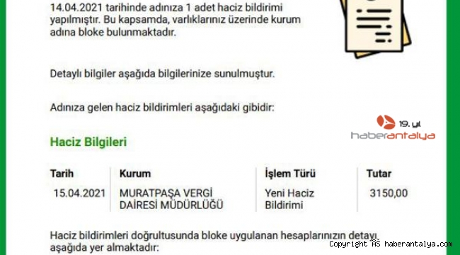 Sosyal mesafeden haciz yedi !